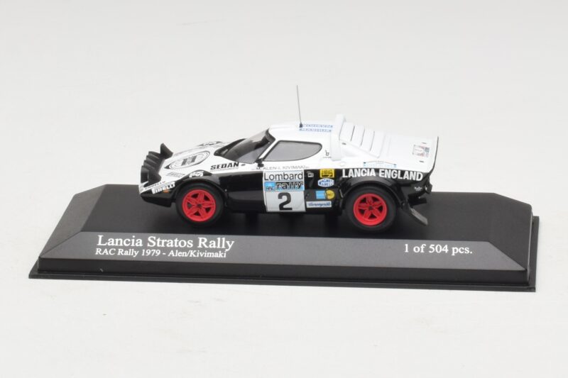 Lancia Stratos Rally #2 M. Alen / I. Kivimaki RAC Rally 1979 Minichamps 1:43 Lancia Stratos Rally #2 M. Alen / I. Kivimaki RAC Rally 1979 Minichamps 1:43 430791202 Metalas