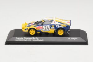 Lancia Stratos Rally #24 F. Tabaton / Radaelli San Remo Rally 1980 Minichamps 1:43 Lancia Stratos Rally #24 F. Tabaton / Radaelli San Remo Rally 1980 Minichamps 1:43 430801224 Metalas
