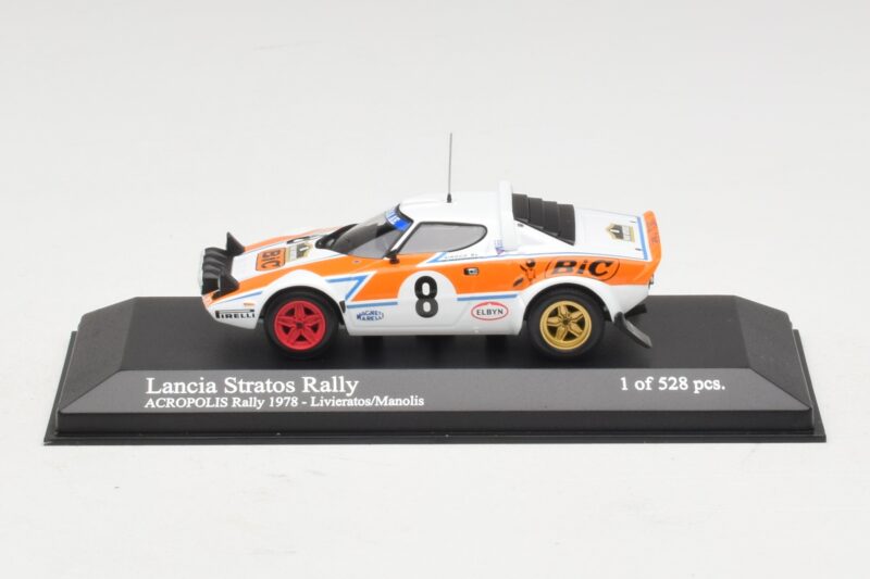 Lancia Stratos Rally #8 Livieratos / Manolis Acropolis Rally 1978 Minichamps 1:43 Lancia Stratos Rally #8 Livieratos / Manolis Acropolis Rally 1978 Minichamps 1:43 430781208 Metalas