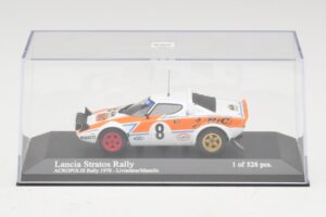 Lancia Stratos Rally #8 Livieratos / Manolis Acropolis Rally 1978 Minichamps 1:43 430781208 Metalas - nuotrauka 4 iš 5