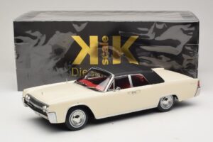 Lincoln Continental Convertible Baltas John F. Kennedy KK-Scale 1:18 KKDC181523 Metalas - nuotrauka 7 iš 7