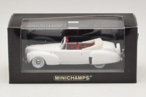 Lincoln Continental Kabrioletas Balta Minichamps 1:43 400082501 Metalas - nuotrauka 5 iš 5