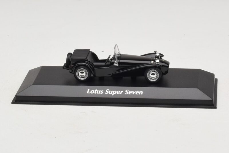 Lotus Super Seven Juodas Maxichamps 1:43 Lotus Super Seven Juodas Maxichamps 1:43 940113631 Metalas