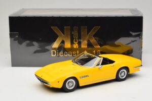 Maserati Ghibli Spyder Geltonas KK-Scale 1:18 KKDC181303 Metalas - nuotrauka 7 iš 7