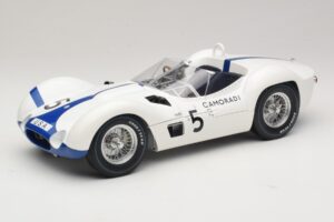 Maserati Tipo 61 #5 Camoradi S. Moss / D. Gurney 1000km Nurburgring Winner 1960 Minichamps 1:12 Maserati Tipo 61 #5 Camoradi S. Moss / D. Gurney 1000km Nurburgring Winner 1960 Minichamps 1:12 120601205 Metalas