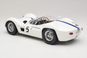 Maserati Tipo 61 #5 Camoradi S. Moss / D. Gurney 1000km Nurburgring Winner 1960 Minichamps 1:12 120601205 Metalas - nuotrauka 7 iš 8