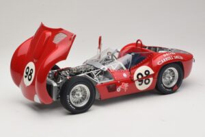 Maserati Tipo 61 #98 C. Shelby Times Mirror GP For Sportscars 1960 Minichamps 1:12 120601298 Metalas - nuotrauka 2 iš 8