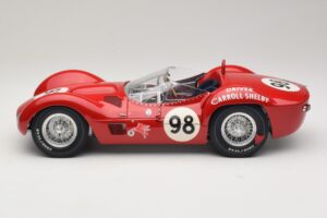Maserati Tipo 61 #98 C. Shelby Times Mirror GP For Sportscars 1960 Minichamps 1:12 120601298 Metalas - nuotrauka 3 iš 8