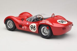 Maserati Tipo 61 #98 C. Shelby Times Mirror GP For Sportscars 1960 Minichamps 1:12 120601298 Metalas - nuotrauka 7 iš 8
