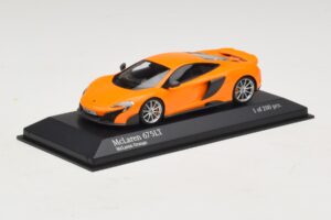 McLaren 675LT Oranžinis Minichamps 1:43 537154421 Metalas - nuotrauka 2 iš 5