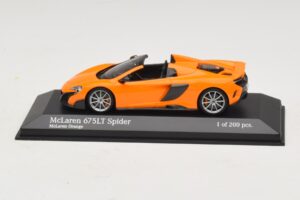 McLaren 675LT Spider Oranžinis Minichamps 1:43 537154431 Metalas