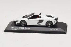 McLaren 675LT Spider Silica White Minichamps 1:43 537154432 Metalas