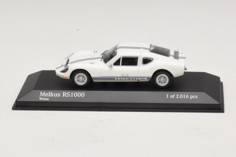 Melkus RS1000 Baltas Minichamps 1:43 Melkus RS1000 Baltas Minichamps 1:43 430010121 Metalas