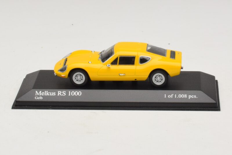Melkus RS1000 Geltonas Minichamps 1:43 Melkus RS1000 Geltonas Minichamps 1:43 430010122 Metalas