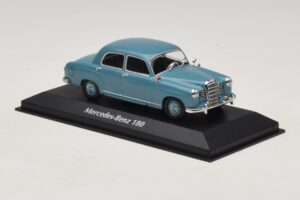 Mercedes 180 W120 Mėlynas Maxichamps 1:43 940033102 Metalas - nuotrauka 3 iš 5