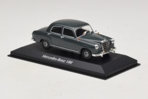 Mercedes 180 W120 Pilkas Maxichamps 1:43 940033100 Metalas - nuotrauka 3 iš 5