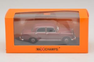 Mercedes 180 W120 Raudonas Maxichamps 1:43 940033101 Metalas - nuotrauka 5 iš 5