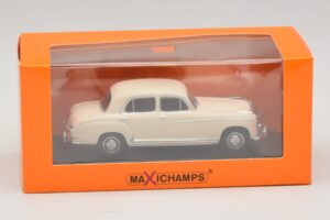 Mercedes 220 S W180 Baltas Maxichamps 1:43 940033000 Metalas - nuotrauka 5 iš 5