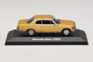 Mercedes 230 CE C123 Auksinė Metalik Maxichamps 1:43 940032220 Metalas