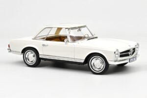 Mercedes 230 SL W113 Pagoda Baltas Norev 1:12 123800 Metalas - nuotrauka 2 iš 3