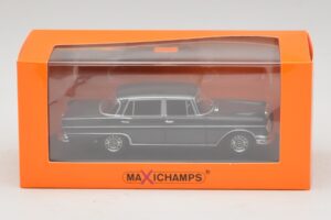 Mercedes 300 SE W112 Lang Tamsiai Pilkas Maxichamps 1:43 940035201 Metalas - nuotrauka 5 iš 5