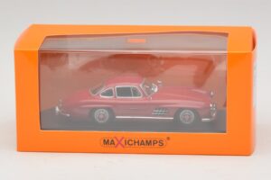 Mercedes 300 SL W198 Raudonas Maxichamps 1:43 940039001 Metalas - nuotrauka 5 iš 5