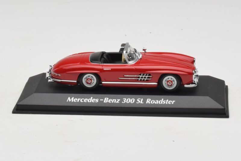 Mercedes 300 SL W198 Roadster Raudonas Maxichamps 1:43 940039031 Metalas
