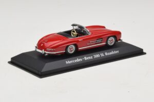 Mercedes 300 SL W198 Roadster Raudonas Maxichamps 1:43 940039031 Metalas - nuotrauka 2 iš 5