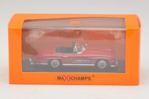 Mercedes 300 SL W198 Roadster Raudonas Maxichamps 1:43 940039031 Metalas - nuotrauka 5 iš 5