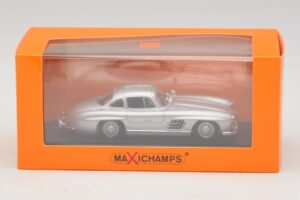 Mercedes 300 SL W198 Sidabrinis Maxichamps 1:43 940039000 Metalas - nuotrauka 5 iš 5