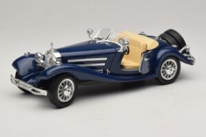 Mercedes 500K Roadster Mėlynas Bburago 1:20 3070 Metalas - nuotrauka 2 iš 8