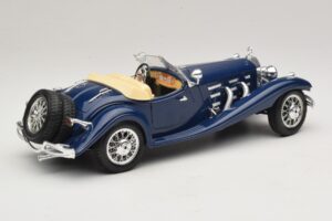 Mercedes 500K Roadster Mėlynas Bburago 1:20 3070 Metalas - nuotrauka 3 iš 8