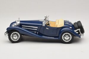 Mercedes 500K Roadster Mėlynas Bburago 1:20 3070 Metalas - nuotrauka 4 iš 8
