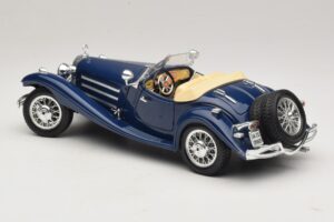 Mercedes 500K Roadster Mėlynas Bburago 1:20 3070 Metalas - nuotrauka 7 iš 8