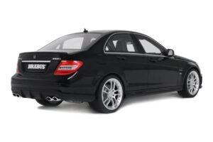 Mercedes C63 AMG W204 Brabus B63S Obsidian Black GT Spirit 1:18 GT582 Derva - nuotrauka 2 iš 5