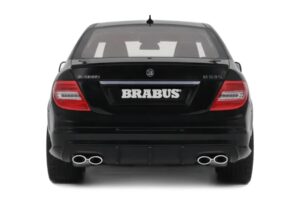 Mercedes C63 AMG W204 Brabus B63S Obsidian Black GT Spirit 1:18 GT582 Derva - nuotrauka 5 iš 5