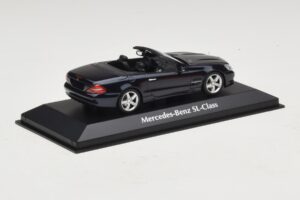 Mercedes SL R230 Mėlyna Metalik Maxichamps 1:43 940037531 Metalas - nuotrauka 2 iš 5