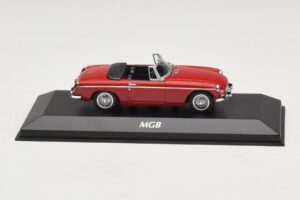 MG MGB Mk1 Raudonas Maxichamps 1:43 940131030 Metalas