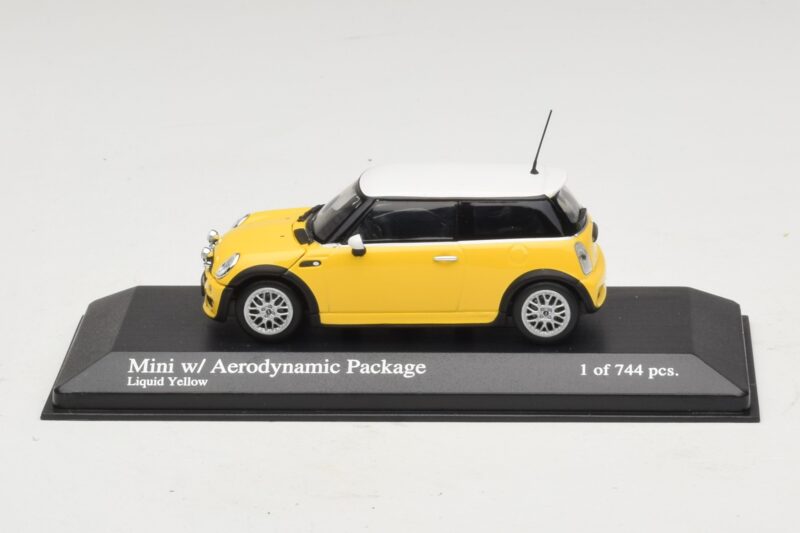 Mini Cooper One R50 su Aero Paketu Geltonas Minichamps 1:43 Mini Cooper One R50 su Aero Paketu Geltonas Minichamps 1:43 431138274 Metalas
