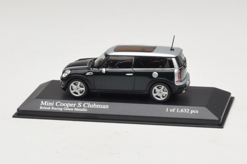 Mini Cooper S Clubman R55 Žalias Sidabrinis Minichamps 1:43 431138670 Metalas