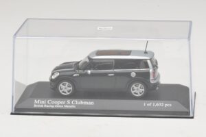 Mini Cooper S Clubman R55 Žalias Sidabrinis Minichamps 1:43 431138670 Metalas - nuotrauka 4 iš 5