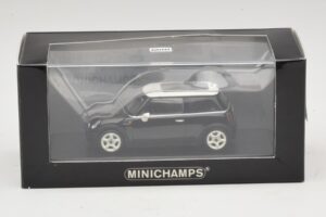 Mini Cooper S R53 Juodas Su Panoraminiu Stogu Minichamps 1:43 MINI022 Metalas - nuotrauka 4 iš 4