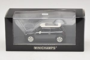 Mini Cooper S R53 Tamsiai Žalias Su Panoraminiu Stogu Minichamps 1:43 MINI015 Metalas - nuotrauka 4 iš 4