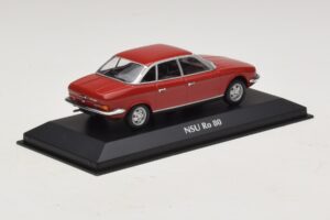 NSU Ro 80 Raudonas Maxichamps 1:43 940015402 Metalas - nuotrauka 2 iš 5