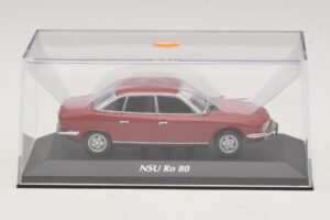 NSU Ro 80 Raudonas Maxichamps 1:43 940015402 Metalas - nuotrauka 4 iš 5