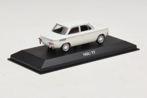 NSU TT Baltas Maxichamps 1:43 940015300 Metalas - nuotrauka 2 iš 5