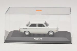 NSU TT Baltas Maxichamps 1:43 940015300 Metalas - nuotrauka 4 iš 5