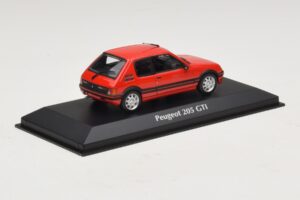 Peugeot 205 GTi Raudonas Maxichamps 1:43 940112300 Metalas - nuotrauka 2 iš 5