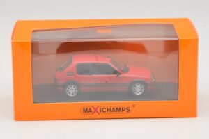 Peugeot 205 GTi Raudonas Maxichamps 1:43 940112300 Metalas - nuotrauka 5 iš 5