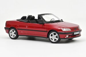Peugeot 306 Kabrioletas Diablo Red Norev 1:18 184930 Metalas